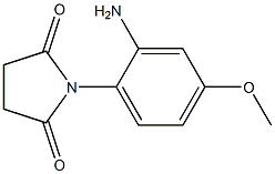 1-(2-amino-4-methoxyphenyl)pyrrolidine-2,5-dione Struktur