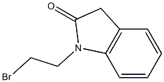 1-(2-bromoethyl)-1,3-dihydro-2H-indol-2-one Struktur