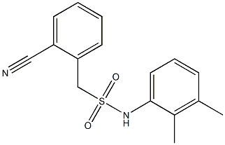 1-(2-cyanophenyl)-N-(2,3-dimethylphenyl)methanesulfonamide Struktur