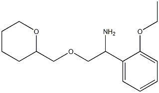 1-(2-ethoxyphenyl)-2-(oxan-2-ylmethoxy)ethan-1-amine Struktur