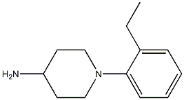 1-(2-ethylphenyl)piperidin-4-amine Struktur