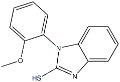 1-(2-methoxyphenyl)-1H-1,3-benzodiazole-2-thiol Struktur