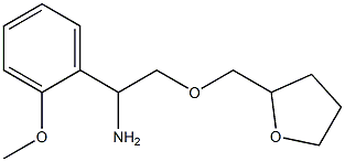 1-(2-methoxyphenyl)-2-(oxolan-2-ylmethoxy)ethan-1-amine Struktur