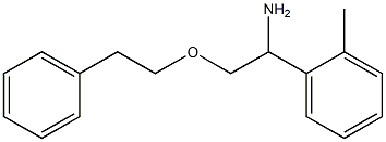 1-(2-methylphenyl)-2-(2-phenylethoxy)ethan-1-amine Struktur