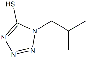 1-(2-methylpropyl)-1H-1,2,3,4-tetrazole-5-thiol Struktur