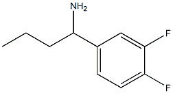 1-(3,4-difluorophenyl)butan-1-amine Struktur