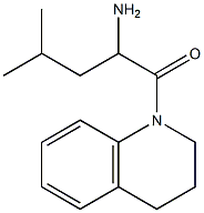 1-(3,4-dihydroquinolin-1(2H)-yl)-4-methyl-1-oxopentan-2-amine Struktur