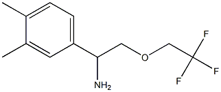 1-(3,4-dimethylphenyl)-2-(2,2,2-trifluoroethoxy)ethan-1-amine Struktur