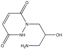 1-(3-amino-2-hydroxypropyl)-1,2-dihydropyridazine-3,6-dione Struktur