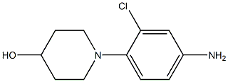 1-(4-amino-2-chlorophenyl)piperidin-4-ol Struktur