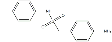 1-(4-aminophenyl)-N-(4-methylphenyl)methanesulfonamide Struktur