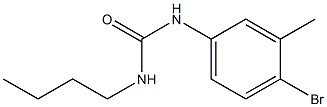 1-(4-bromo-3-methylphenyl)-3-butylurea Struktur