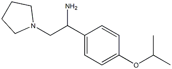 1-(4-isopropoxyphenyl)-2-pyrrolidin-1-ylethanamine Struktur