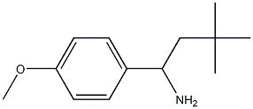 1-(4-methoxyphenyl)-3,3-dimethylbutan-1-amine Struktur