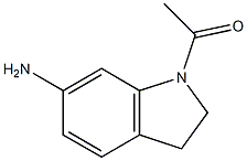 1-(6-amino-2,3-dihydro-1H-indol-1-yl)ethan-1-one Struktur