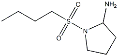 1-(butane-1-sulfonyl)pyrrolidin-2-amine Struktur