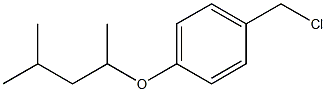 1-(chloromethyl)-4-[(4-methylpentan-2-yl)oxy]benzene Struktur