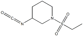 1-(ethylsulfonyl)-3-isocyanatopiperidine Struktur