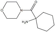 1-(morpholin-4-ylcarbonyl)cyclohexanamine Struktur