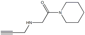 1-(piperidin-1-yl)-2-(prop-2-yn-1-ylamino)ethan-1-one Struktur