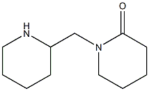 1-(piperidin-2-ylmethyl)piperidin-2-one Struktur