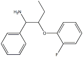 1-[(1-amino-1-phenylbutan-2-yl)oxy]-2-fluorobenzene Struktur