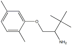 1-[(2,5-dimethylphenoxy)methyl]-2,2-dimethylpropylamine Struktur