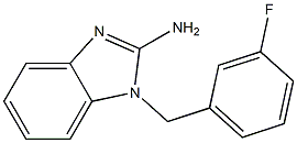 1-[(3-fluorophenyl)methyl]-1H-1,3-benzodiazol-2-amine Struktur