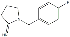 1-[(4-fluorophenyl)methyl]pyrrolidin-2-imine Struktur