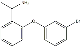 1-[2-(3-bromophenoxy)phenyl]ethan-1-amine Struktur