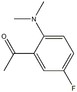 1-[2-(dimethylamino)-5-fluorophenyl]ethan-1-one Struktur