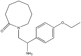 1-[2-amino-2-(4-ethoxyphenyl)ethyl]azocan-2-one Struktur