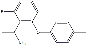 1-[2-fluoro-6-(4-methylphenoxy)phenyl]ethan-1-amine Struktur