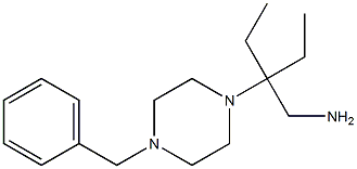 1-[3-(aminomethyl)pentan-3-yl]-4-benzylpiperazine Struktur