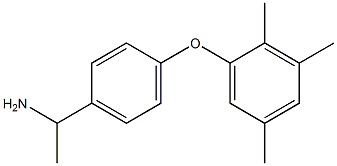 1-[4-(2,3,5-trimethylphenoxy)phenyl]ethan-1-amine Struktur