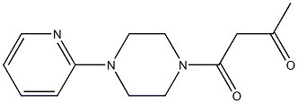 1-[4-(pyridin-2-yl)piperazin-1-yl]butane-1,3-dione Struktur