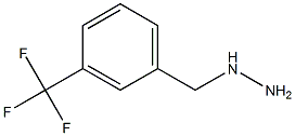 1-{[3-(trifluoromethyl)phenyl]methyl}hydrazine Struktur