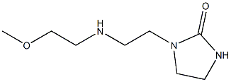 1-{2-[(2-methoxyethyl)amino]ethyl}imidazolidin-2-one Struktur