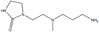 1-{2-[(3-aminopropyl)(methyl)amino]ethyl}imidazolidin-2-one Struktur