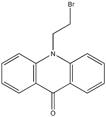 10-(2-bromoethyl)-9,10-dihydroacridin-9-one Struktur