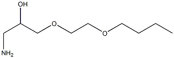 1-amino-3-(2-butoxyethoxy)propan-2-ol Struktur