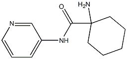 1-amino-N-pyridin-3-ylcyclohexanecarboxamide Struktur