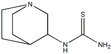 1-azabicyclo[2.2.2]octan-3-ylthiourea Struktur