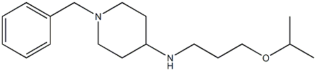 1-benzyl-N-[3-(propan-2-yloxy)propyl]piperidin-4-amine Struktur