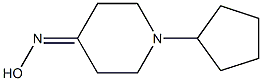 1-cyclopentylpiperidin-4-one oxime Struktur