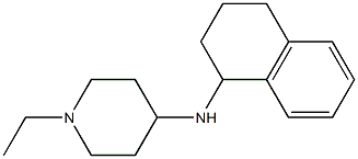 1-ethyl-N-(1,2,3,4-tetrahydronaphthalen-1-yl)piperidin-4-amine Struktur