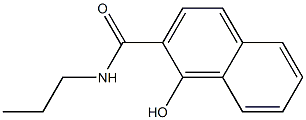 1-hydroxy-N-propylnaphthalene-2-carboxamide Struktur