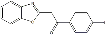 2-(1,3-benzoxazol-2-yl)-1-(4-iodophenyl)ethan-1-one Struktur