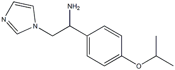 2-(1H-imidazol-1-yl)-1-(4-isopropoxyphenyl)ethanamine Struktur