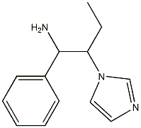 2-(1H-imidazol-1-yl)-1-phenylbutan-1-amine Struktur